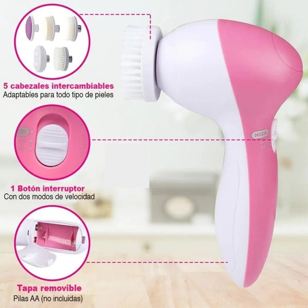 Limpiador facial 5 en 1