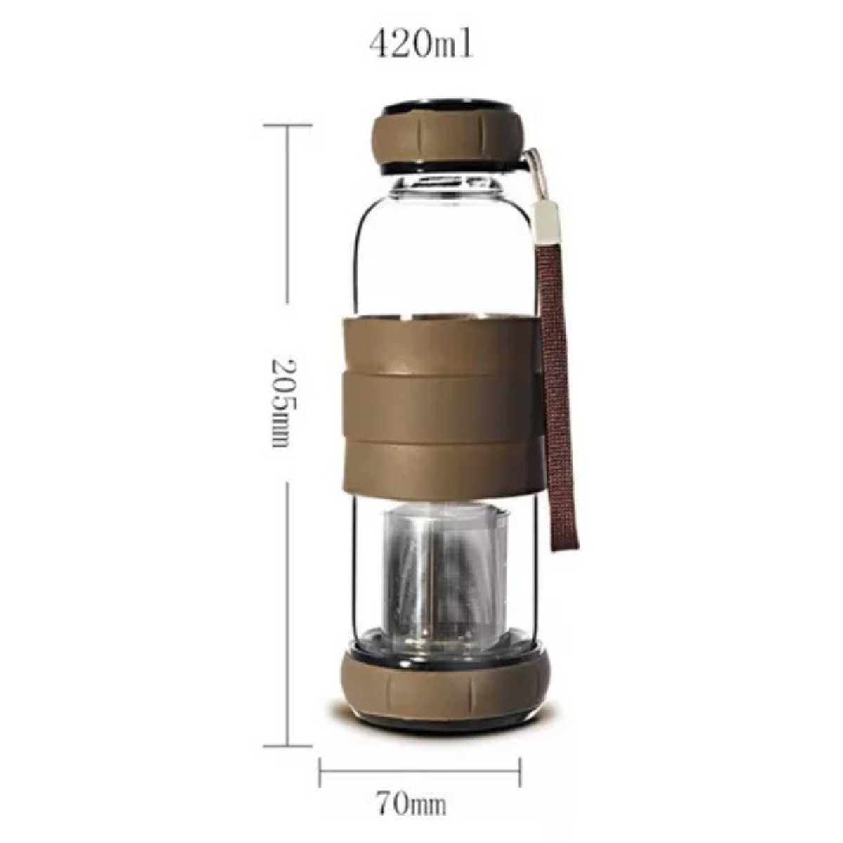 Botella Infusora de Vidrio