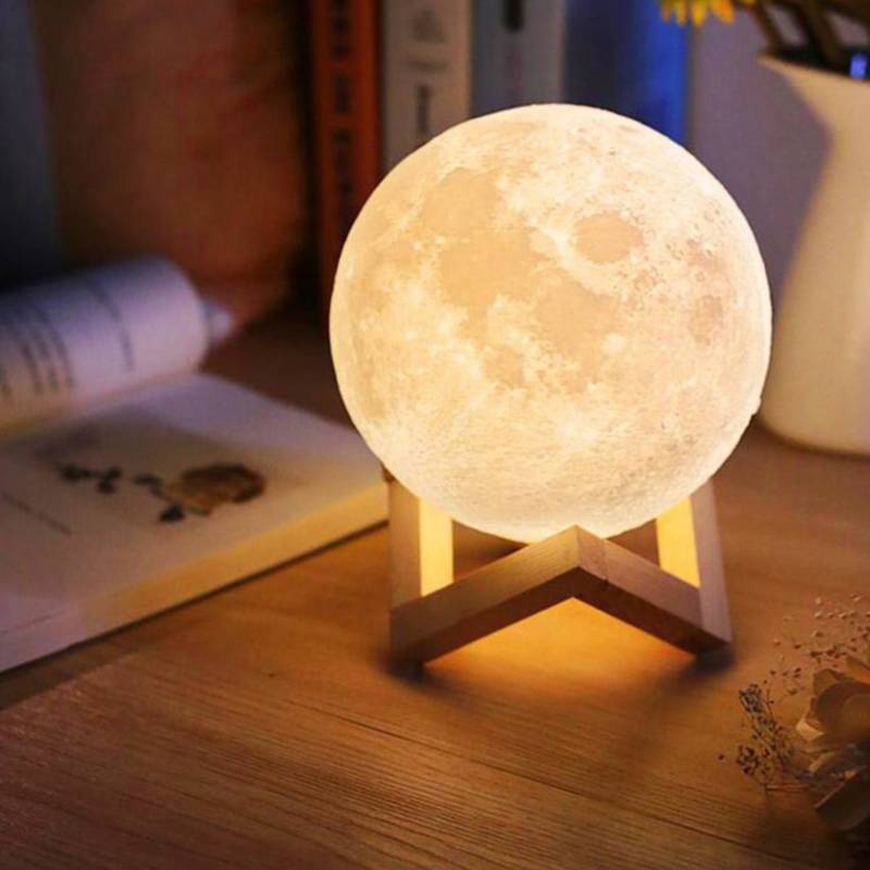 Lámpara Lunar 3D