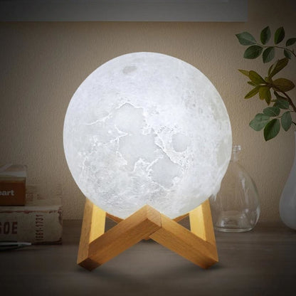 Lámpara Lunar 3D
