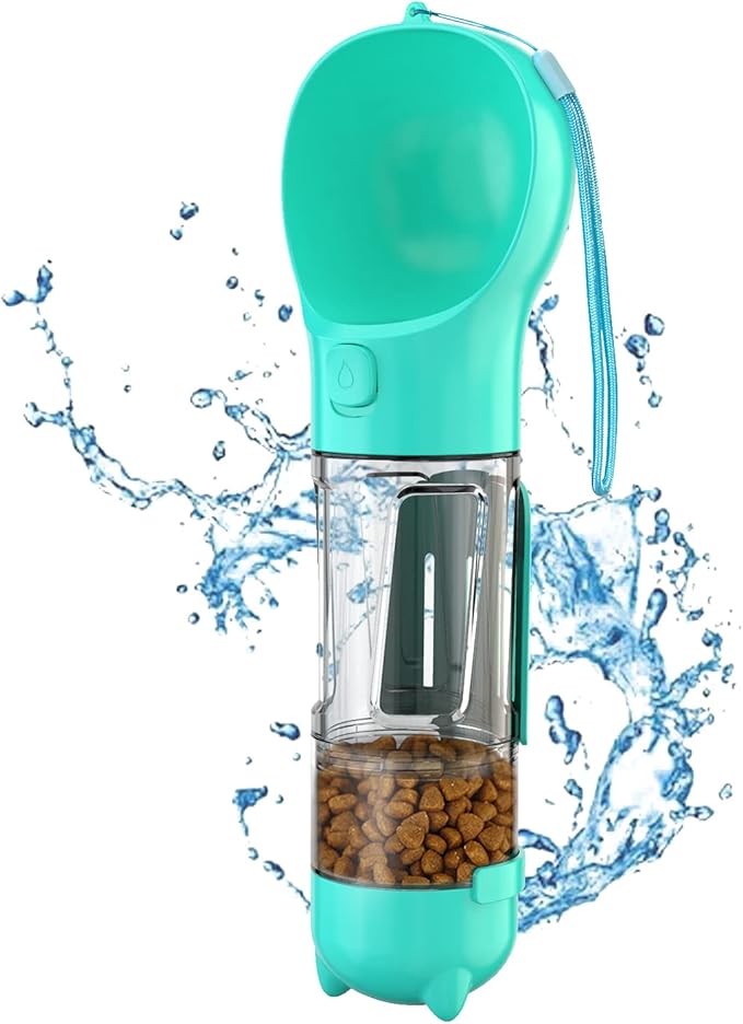 Botella Portátil 3 en 1 para Mascotas