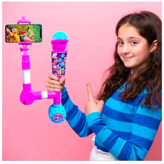 Microfono Karaoke con Soporte para Selfie
